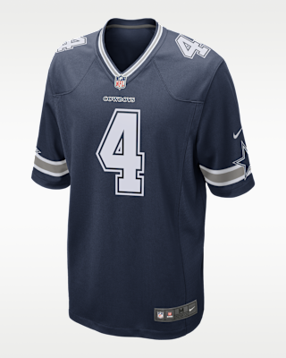 NFL Dallas Cowboys (Dak Prescott) Men's Game Football Jersey. Nike.com